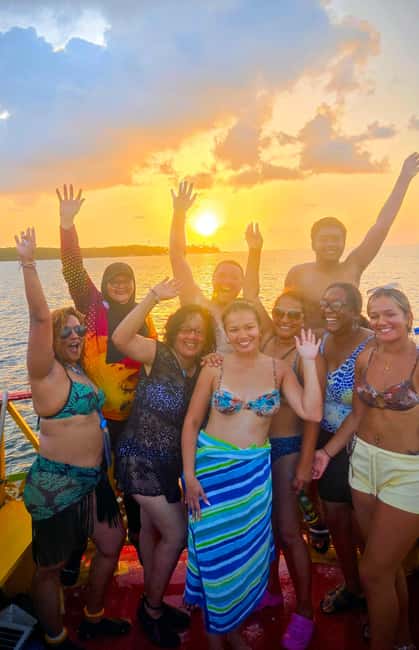 Buccoo Reef Nylon Pool Tour - Captain Phillips - No Man’s Land BBQ: the sandbank finish that feels social