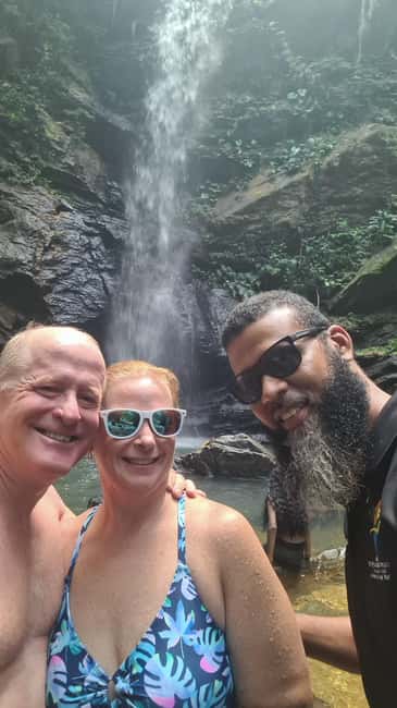 Trinidad: Avocat Waterfall and Maracas Bay Beach Tour - Lunch break built around local flavor, bake and shark