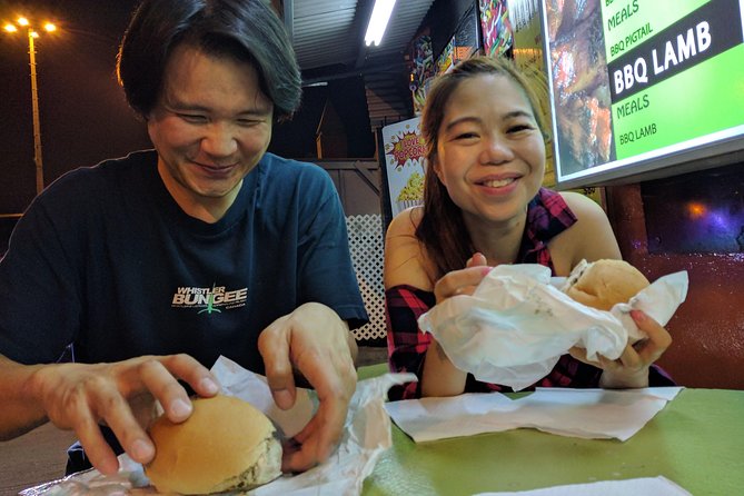 Trinidad Nighttime Food Tour - Lady Young Road ice cream, city lights overhead