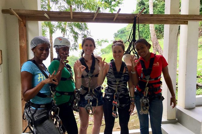 Trinidad Zipline Adventure - The course: 7 to 8 ziplines plus canopy walks up to 175 feet
